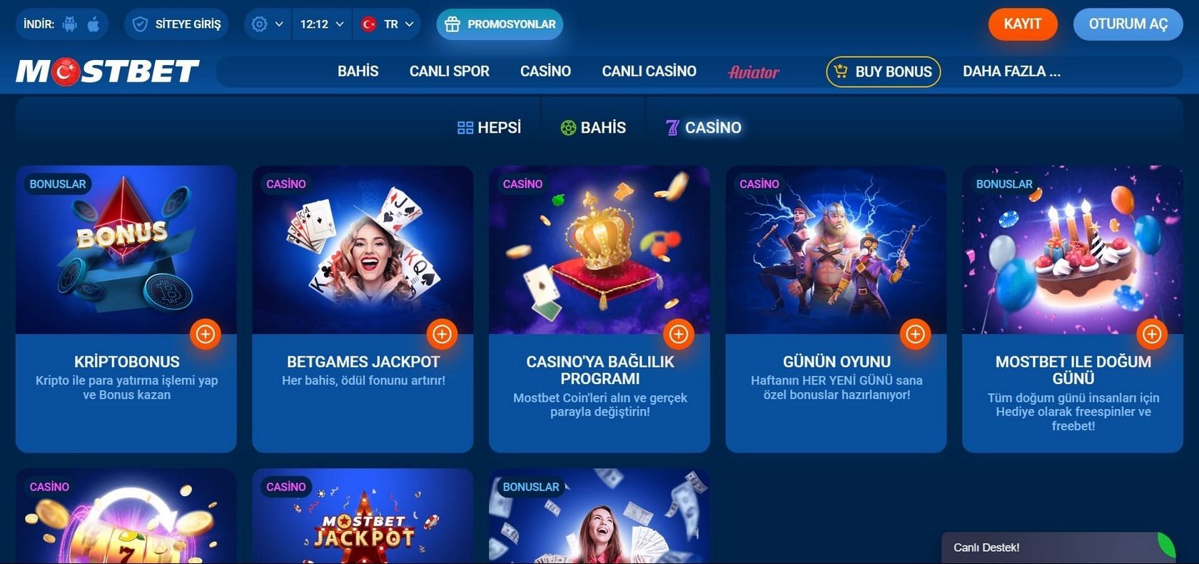 Mostbet TR Resmi Web Sitesine Giriş Yapın ve Kaydolun
